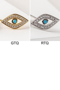 Eye CZ Stud Earrings