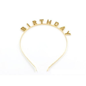 Bling Bling Birthday Rhinestone Head Band