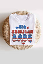 Load image into Gallery viewer, ALL AMERICAN BABE GRAPHIC TEE
