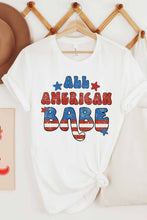 Load image into Gallery viewer, ALL AMERICAN BABE GRAPHIC TEE
