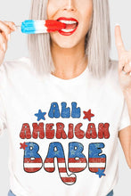 Load image into Gallery viewer, ALL AMERICAN BABE GRAPHIC TEE
