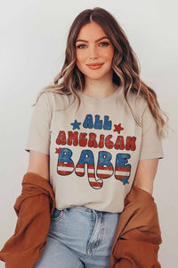 ALL AMERICAN BABE GRAPHIC TEE