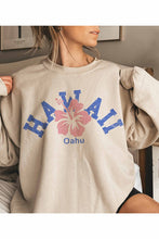 Load image into Gallery viewer, HAWAII GRAPHIC SWEATSHIRT PLUS SIZE
