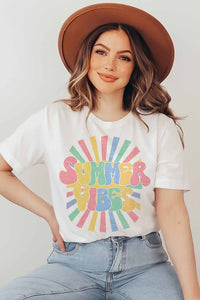 Summer Vibes Oversized Tee