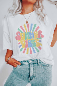 Summer Vibes Oversized Tee