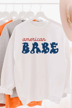 Load image into Gallery viewer, AMERICAN BABE GRAPHIC SWEATSHIRT
