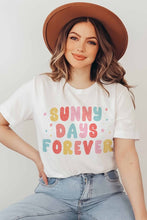 Load image into Gallery viewer, SUNNY DAYS FOREVER GRAPHIC TEE
