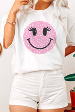 Load image into Gallery viewer, Pink Smiley Tee
