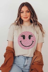 Pink Smiley Tee