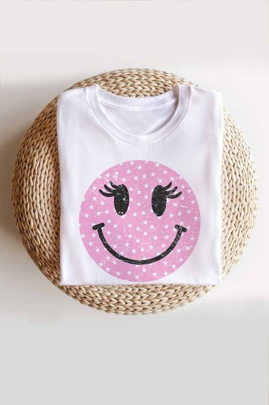 Pink Smiley Tee