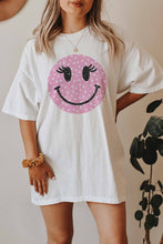 Load image into Gallery viewer, Pink Smiley Tee
