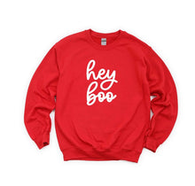 Load image into Gallery viewer, Hey Boo Cursive Youth Sweatshirt
