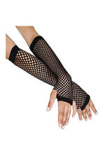 Load image into Gallery viewer, Fishnet Mesh Fingerless Gloves for party
