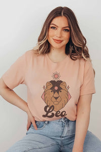 LEO GRAPHIC TEE PLUS SIZE