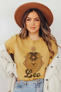 LEO GRAPHIC TEE PLUS SIZE