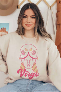 VIRGO GRAPHIC SWEATSHIRT PLUS SIZE