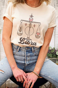 LIBRA GRAPHIC TEE PLUS SIZE