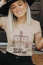 Load image into Gallery viewer, LIBRA GRAPHIC TEE PLUS SIZE
