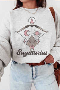 Sagittarius Graphic Curvy Crewneck