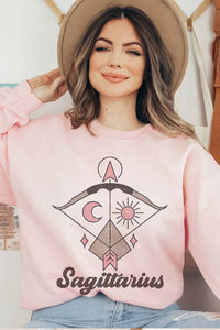 Sagittarius Graphic Curvy Crewneck