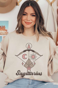 Sagittarius Graphic Curvy Crewneck