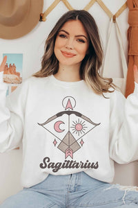 Sagittarius Graphic Curvy Crewneck