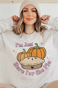 Here for the Pie Curvy Crewneck