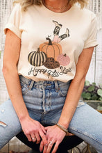 Load image into Gallery viewer, HAPPY FALL Y&#39;ALL GRAPHIC TEE
