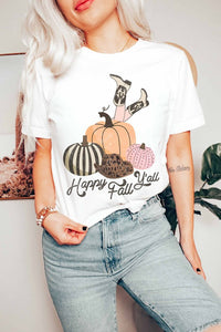 HAPPY FALL Y'ALL GRAPHIC TEE