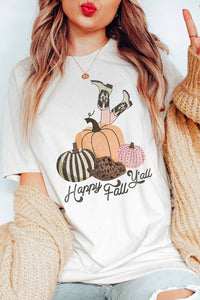 HAPPY FALL Y'ALL GRAPHIC TEE