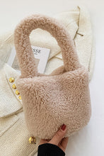 Load image into Gallery viewer, Solid Teddy Mini Bucket Bag
