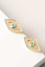 Load image into Gallery viewer, Eye CZ Stud Earrings
