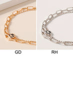 Load image into Gallery viewer, Layered Smile Chain Anklet
