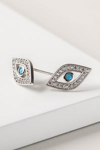 Eye CZ Stud Earrings