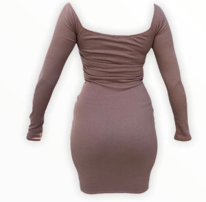 Babygirl Dress-Mocha