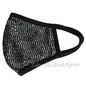 Holographic sequin mask