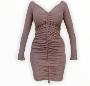 Babygirl Dress-Mocha