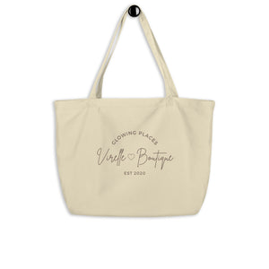 Large organic tote bag