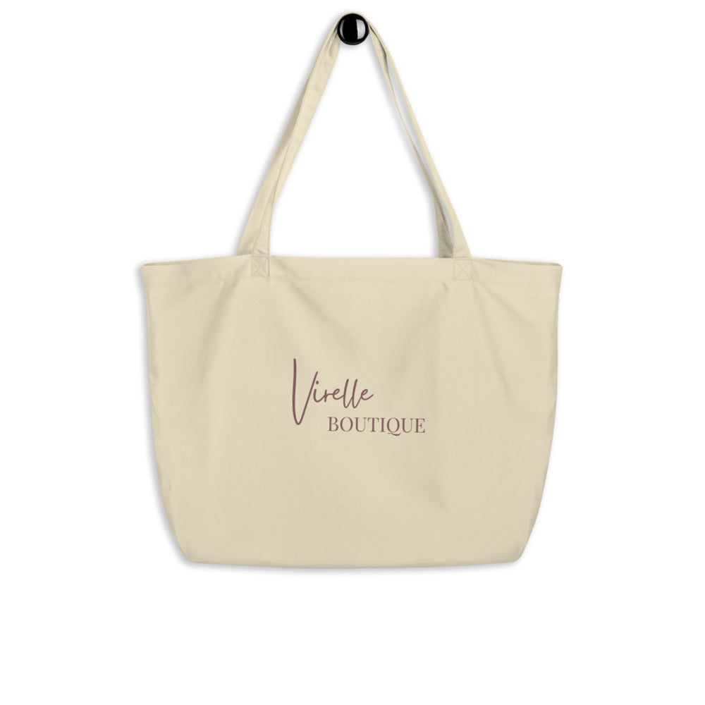 Large organic tote bag