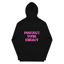 Load image into Gallery viewer, Pink Protect your Energy Hoodie
