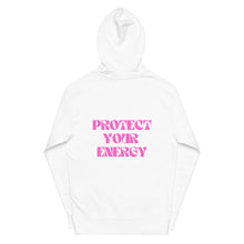 Load image into Gallery viewer, Pink Protect your Energy Hoodie
