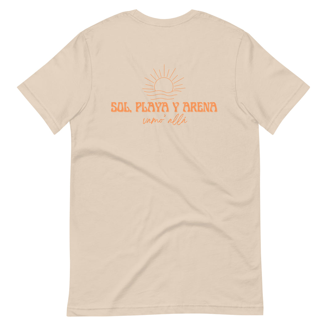 Sol Playa Arena, Embroidered Front Tee