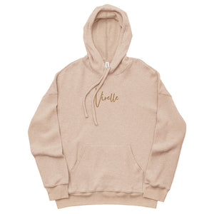 Virelle Sueded Embroidered Hoodie