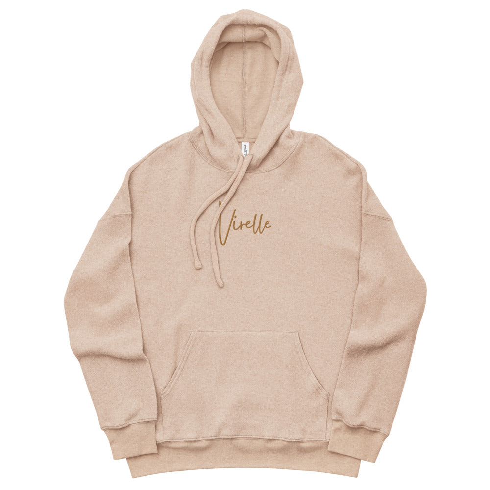 Virelle Sueded Embroidered Hoodie